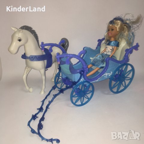 Кукла с кон и светеща каляска , снимка 3 - Кукли - 38162503