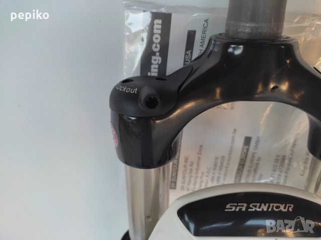 Продавам колела внос от Германия алуминиева вилка SR SUNTOUR NCX LITE 28 цола регулиране от кормилот, снимка 4 - Части за велосипеди - 33568884