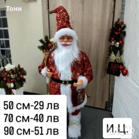 дядо Коледа , снимка 6 - Декорация за дома - 52461597