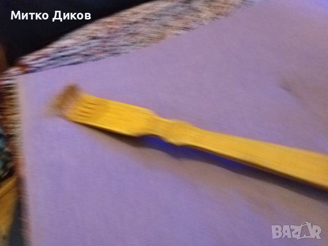 Чесалка с масажор. 2 в 1 дълга дървена ръчичка за чесане с масажор, снимка 3 - Аксесоари за кухня - 43328144