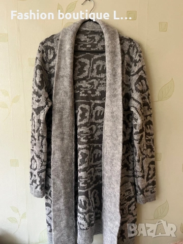 Плетена дължа жилетка с джобове M / L размер ❤️