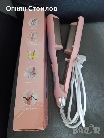 Преса за коса едри къдрици , снимка 3 - Аксесоари за коса - 52977176