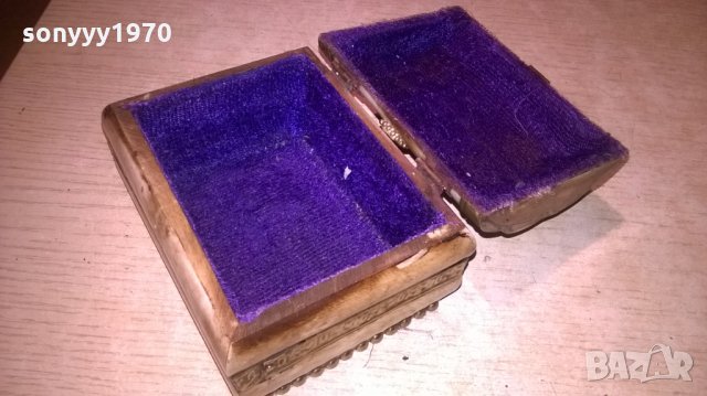 красива екзотична кутия-слонова кост-внос швеицария, снимка 4 - Колекции - 27183405