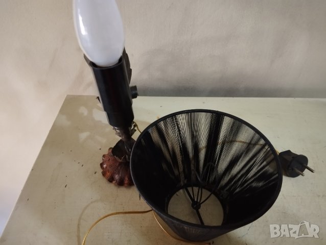 Ретро настолна лампа, снимка 4 - Настолни лампи - 43770605