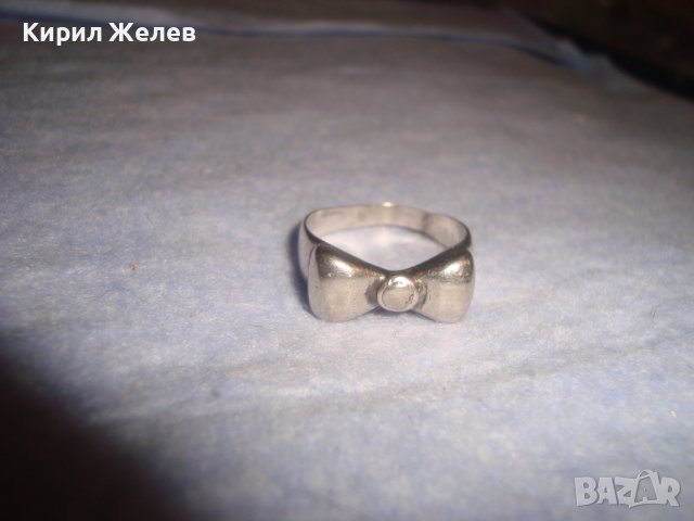 СТАР РЕТРО ВИНТИДЖ СРЕБЪРЕН ПРЪСТЕН ВИСОКА ПРОБА СРЕБРО РЪЧНА ИЗРАБОТКА СТИЛЕН КРАСИВ 28723, снимка 12 - Пръстени - 37277529