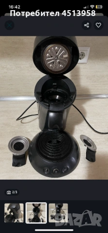 Кафемашина Senseo с капсули - използвана, снимка 3 - Кафемашини - 53488720