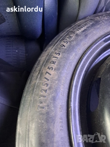 Патерица за VW-125/75/15 за POLO и други модели, снимка 3 - Гуми и джанти - 53483845