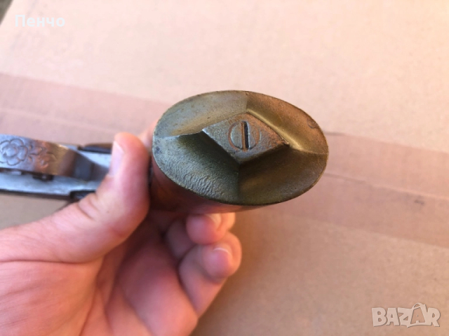 старинен капсулен пистолет, снимка 14 - Антикварни и старинни предмети - 45249870
