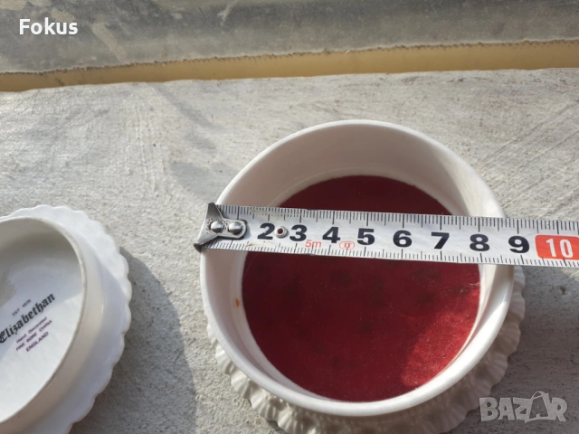 Английски порцелан бижутерка цветя маркировка, снимка 7 - Антикварни и старинни предмети - 53353905