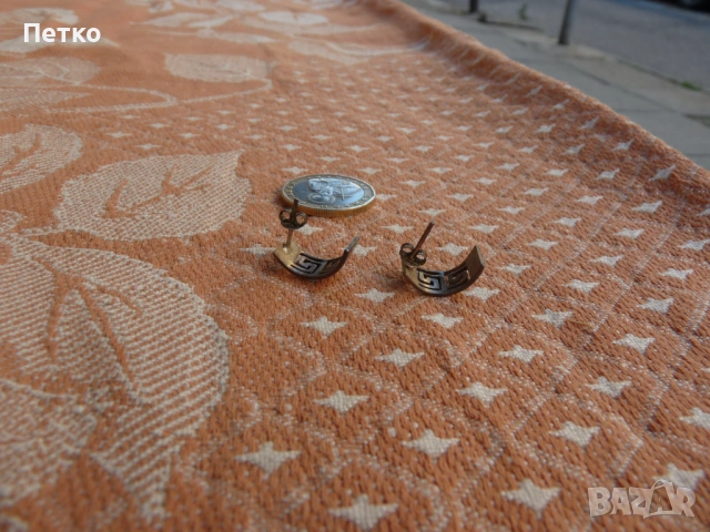 Автентични възрожденски сребърни  обеци, снимка 6 - Антикварни и старинни предмети - 53129793