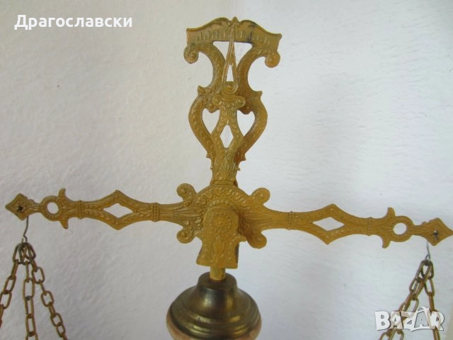Везни, пощенска ВЕЗНА стара и голяма декоративна , снимка 13 - Антикварни и старинни предмети - 28880899