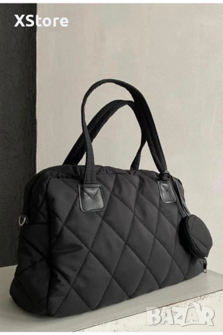 Модерна капитонирана дамска чанта 32х43, снимка 10 - Чанти - 52583914