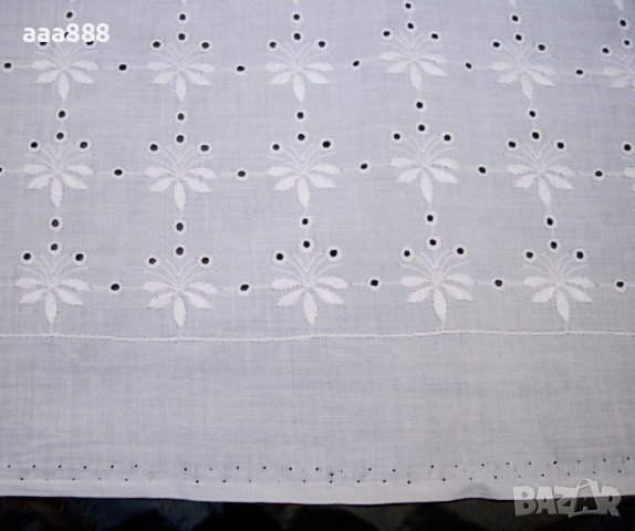 Рязана бродерия на плат памук видове, снимка 8 - Платове и дамаски - 43597540