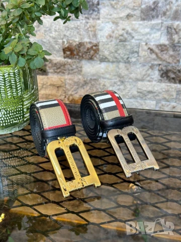 колани от естествена кожа в кутия burberry, снимка 6 - Колани - 50741985