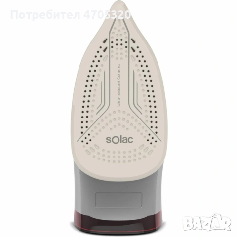 Ютия Solac Optima 3.0 – 2800W, керамична плоча, парен удар 180 g/min, анти-капкова, снимка 6 - Ютии - 53108079