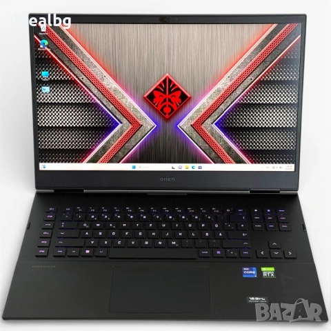HP Omen 17" QHD 165Hz i9-11900h 32GB RAM 1TB SSD RTX 3080 16GB, снимка 5 - Лаптопи за игри - 53432393
