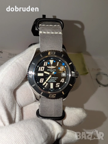 Промо! Breitling SuperOcean Steelfish 42mm A17364 Black diver часовник, снимка 5 - Мъжки - 53518277