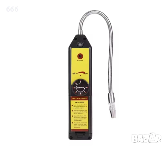 Детектор за течове на фреон, със светлинен индикатор, за халогенни газове, преносим, снимка 8 - Друга електроника - 51896056