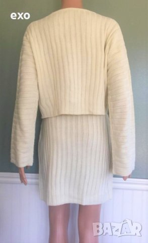 Зимен комплект с пола, Елегантен зимен комплект, Дамски зимен костюм, снимка 4 - Рокли - 43245044