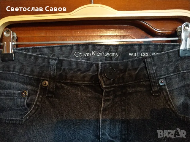 Calvin Klein 34/32. Оригинален продукт., снимка 6 - Дънки - 47724706