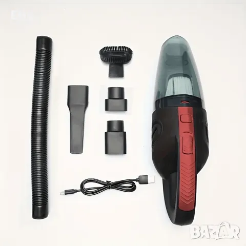 Прахосмукачка със силна всмукателна мощност - 1800mAh - За дома и автомобил , снимка 10 - Аксесоари и консумативи - 48687903