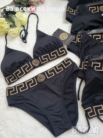 Versace Дамски Черен Бански С 2 Части👙Дамски Бански С Две Части Код BS-16, снимка 2 - Бански костюми - 51044450