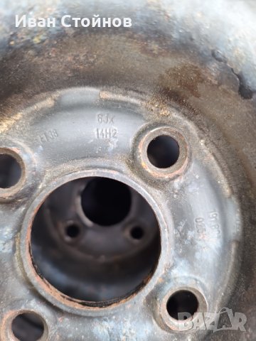 14" джанти за Фолксваген , снимка 3 - Гуми и джанти - 42967924