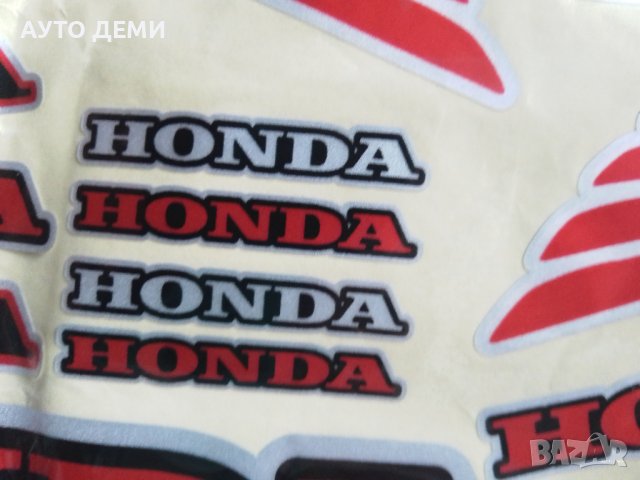 Качественни самозалепващи цветни стикери за Хонда Honda мотор , автомобил кола, снимка 3 - Аксесоари и консумативи - 43182315