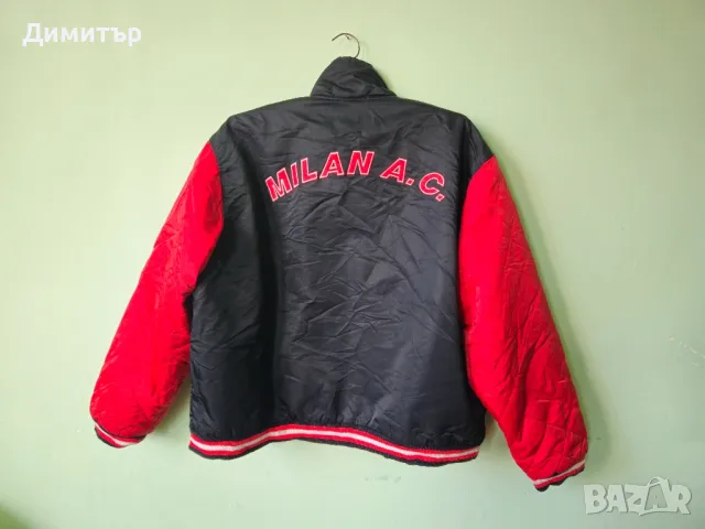 Яке бомбер на Lotto AC Milan футбол jacket soccer , снимка 8 - Якета - 47503708