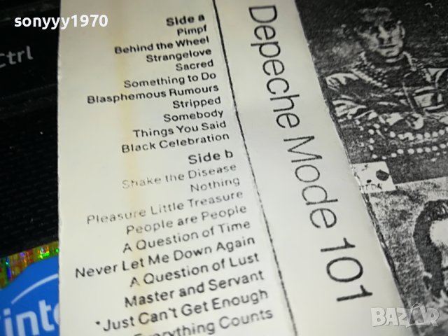 DEPECHE MODE 101 КАСЕТА 2608222009, снимка 12 - Аудио касети - 37812265