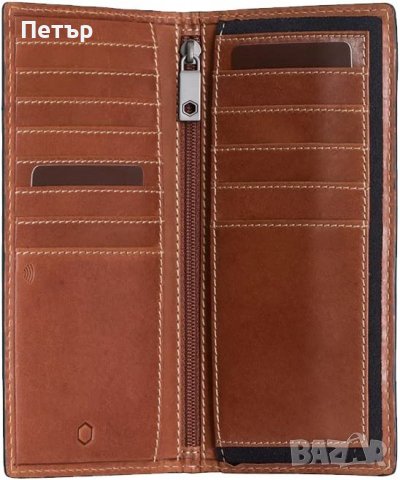 Jekyll and Hide Texas с RFID защита голям вертикален портфейл