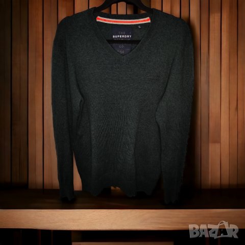 Superdry мъжки пуловер, М размер, памук и кашмир