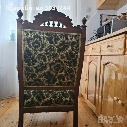 Кресло-стол антик, снимка 6 - Столове - 48676681