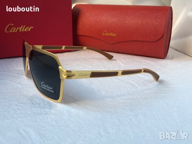 Cartier висок клас мъжки слънчеви очила с поляризация, снимка 7 - Слънчеви и диоптрични очила - 40633073