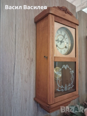 Продавам 30 дневен немски механичен часовник Meister Anker, снимка 3 - Антикварни и старинни предмети - 52490181