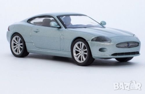 Jaguar XK Coupe 2005 - мащаб 1:43 на ДеАгостини модела е нов в блистер, снимка 8 - Колекции - 44025919