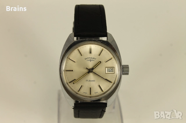 1960's ROTARY Швейцарски ръчен Часовник 17 Jewels, снимка 2 - Мъжки - 51919783