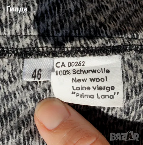 Faber палто 100% вълна L / XL, снимка 11 - Палта, манта - 47413892