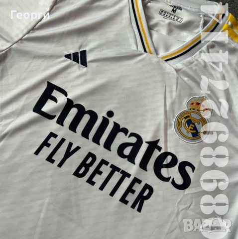 Нови Тениски Real Madrid/Реал Мадрид Benzema/Бензема Сезон 2023/2024, снимка 3 - Футбол - 40630822