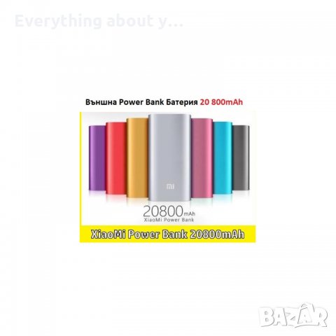 Външна батерия Power Bank 20800mAh, снимка 1 - Външни батерии - 32274906