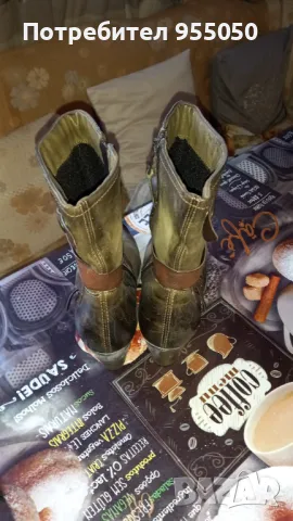 Дамски ботуши от естествена кожа, снимка 3 - Дамски ботуши - 47481181