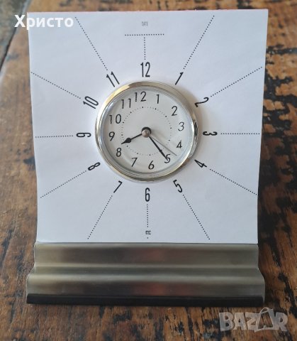 часовник настолен, аналогов, кварцов, мемо, уникален, неръждаем масивен метал, снимка 14 - Други - 38894632
