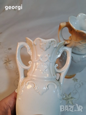 Стара порцеланова ваза 34/1, снимка 9 - Декорация за дома - 53565489