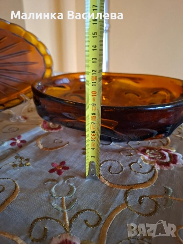 кехлибарен комплект , снимка 4 - Чаши - 53386302