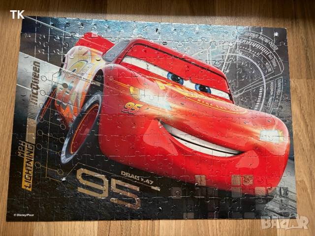 Продавам пъзел Trefl Lightning Mcqueen 200 части, снимка 3 - Игри и пъзели - 53211913