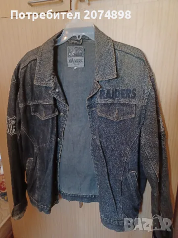 Мъжко дънково яке с подплата, снимка 2 - Якета - 47497430