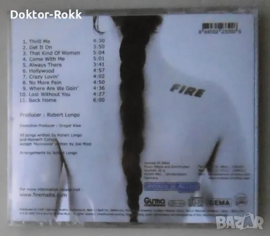 Fire – Thrill Me (2009, CD), снимка 2 - CD дискове - 49033132