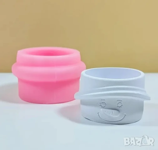 Молд кашпа снежен човек 