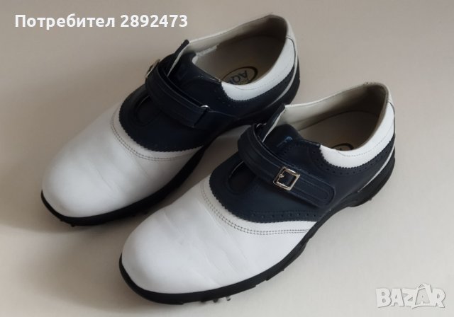 Женски обувки за голф FootJoy AQL, Обувки за спорт, Цвят бяло/черно, снимка 10 - Голф - 40388690