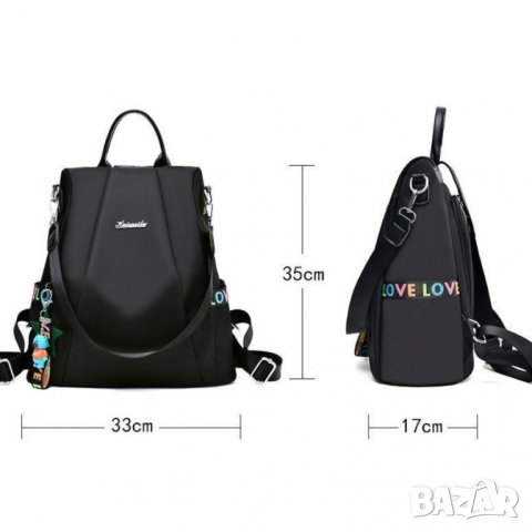 Дамска чанта раница Elе, снимка 6 - Чанти - 43988640